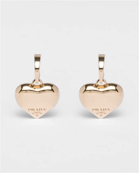 prada gold earrings